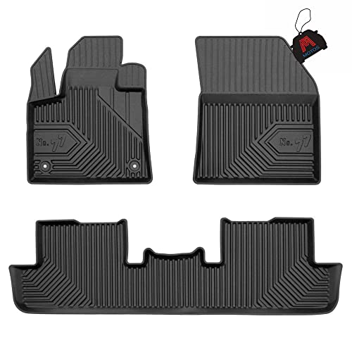 Alfombrillas de Goma para Peugeot 3008 II Desde 2016 Mejore la Comodidad de Sus Viajes con la Alfombra Antideslizante Car No.77- Alfombrillas de Coche para Varias Estaciones Cover