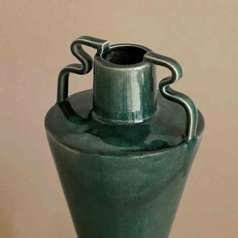 Wazon z kwiatami Strona główna Salon Pulpit Galeria sztuki Urządzenie do układania kwiatów Vintage Ceramiczny wazon Dekoracja
