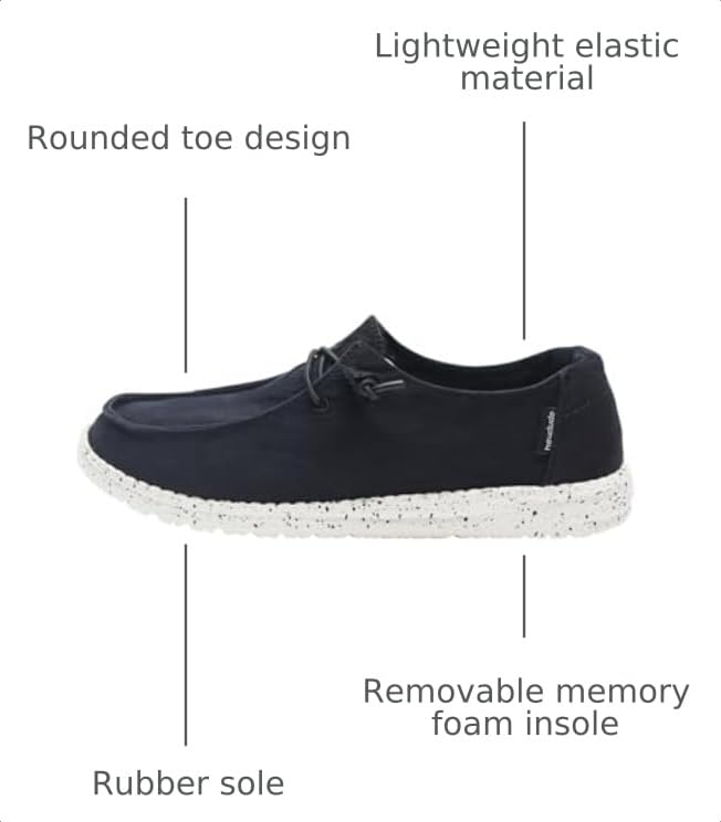 Image of HEYDUDE Wendy Retired Colors, Women's Shoes, Women's Slip-on Loafers, Comfortable & Light-Weight