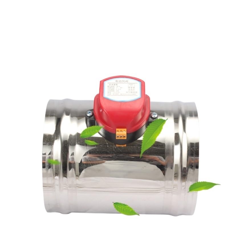 Clapet anti-retour motorisé 76mm registre de réglage inox 220V pour gaine VMC