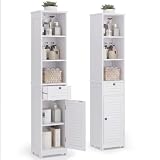 Xbro Mueble de Baño Alto, Blanco