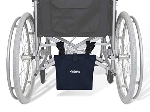 NYOrtho Urine Drainage Bag Holder - Privacy Canvas Covers with Adjustable Straps for Urine Bags, Nephrostomy Bags, Foley Bags, Catheter Bags - Hangs Discreetly Under Wheelchair, Geri-Chair, or Bed (1)