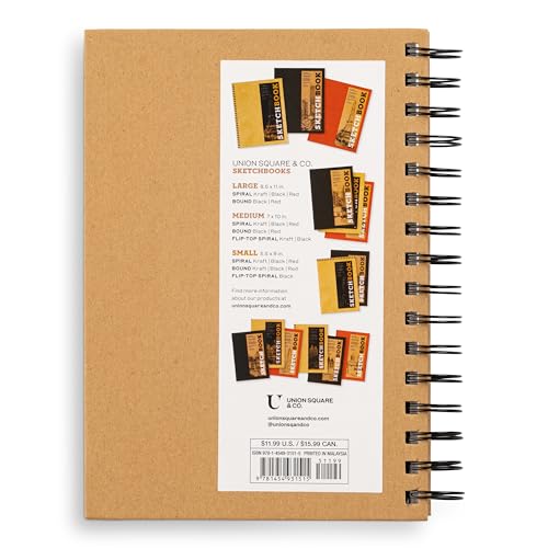 Sketchbook (Basic Small Spiral Kraft): Volume 18