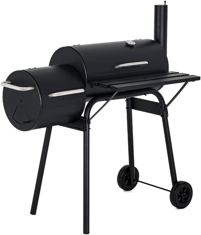 Charcoal Grills, MGHH Portable Charcoal Grill with 2 Wheels