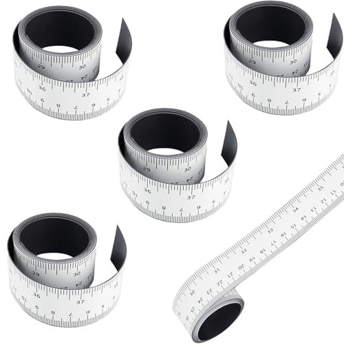 Regla magnética flexible 5 piezas 39.37 pulgadas miniatura 1