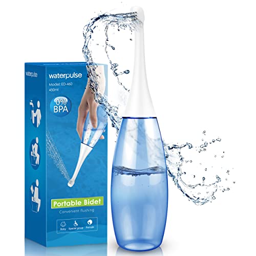 Po Dusche für die postpartale Dammpflege,Tragbares Reisebidet Sprayer für Persönliche Hygiene Handbidet Flasche 450ml Portable Bidet-Travel Bidet (1)