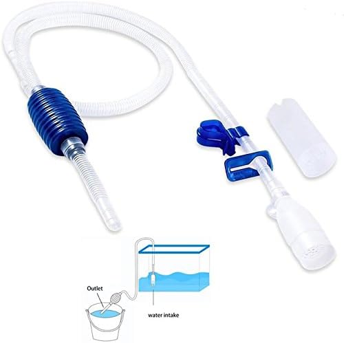 MingDak Fish Tank Gravel Cleaner -Siphon Vacuum Aquarium Cleaning Pump Kit for Water Changing and Gravel Cleaning, with Water Flow…