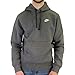 NIKE Pull Over Hoodie, Charcoal Heather/Anthracite/White, XX-Large