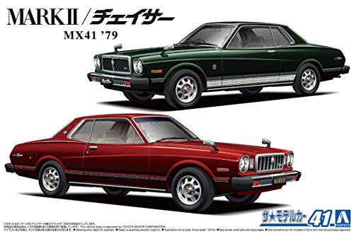 Aoshima Toyota MX41 Mark II/Chaser '79 Kit 1:24 miniatura 6