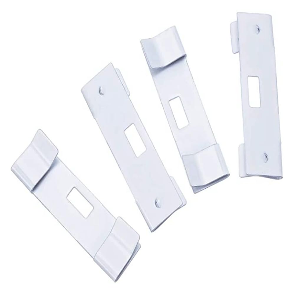 CTRLZS Vertical Blind Repair Vane Savers 32-Piece Venetian Blind Set with Metal Clips Vertical Blinds Repair Kit White Hanging Blind Accessory Set for Vertical Blinds Replacement Slats