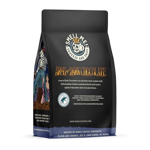 Bones Coffee Company Army Of Dark Chocolate Ground Coffee Beans thumb #1