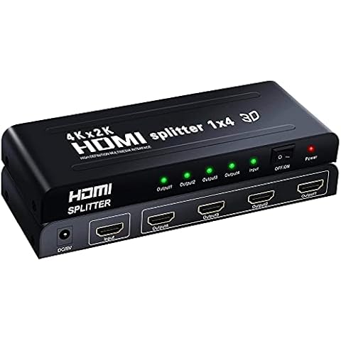 Distribuidor HDMI 1x4 Compatible con UHD 4K Cover