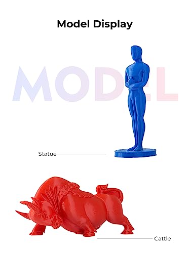 Image of Creality PETG 3D Printer Filament 1.75mm, Excellent Toughness High Precision, Odorless Non-Toxic Moistureproof, 1 kg(2.2lbs) Glossy PETG Filament for 3D Printer (Orange)