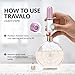 Travalo Pod Pure Perfume Atomizer | Genie-S Refillable System | Travel TSA Approved | Reusable and Airtight Easy-Fill Mini Pump Sprayer | Lightweight Clear Body Fun Colorful Lid | Hot Pink | 0.17oz