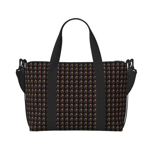 Sac de voyage polyvalent finitions soignées imprimé pattes d'animaux