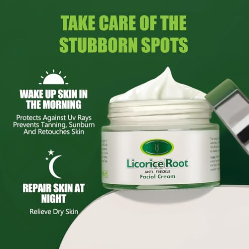 DISAAR Beauty Licorice Root Anti-Wrinkle Face Cream – Hydrating Facial Skin, Anti-Aging Moisturizer for Dark Spots & Fine Lines Evening 50g / 1.69fl.oz
