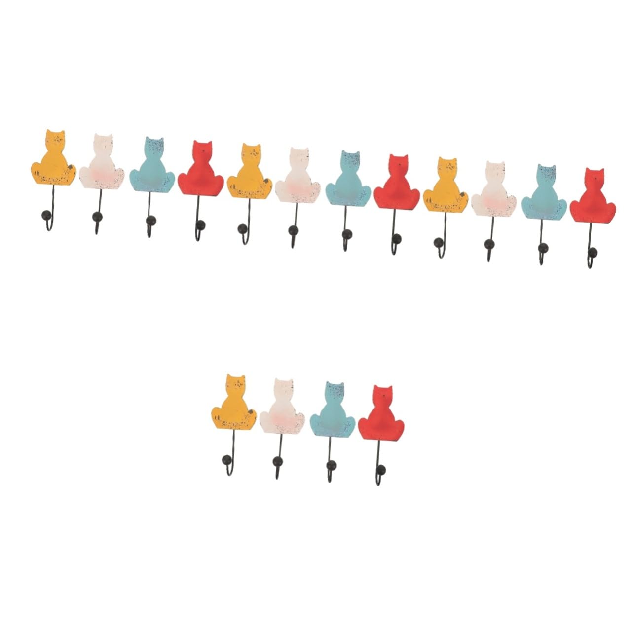 Ganchos De Toalla De Baño Manos Estante Encima Percheros Percha Ganchos Para Toallas De Baño Para Pared Perchero Colgante Gancho De Hierro 4 Piezas X 4