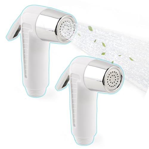 TGHongKy 2x Douche Bateau Douchette Camping-Car Douchette Bateau avec Bouton, Pomme à économie D'eau,Durable et Résistant à la Rouille,Conception à Pression Accrue
