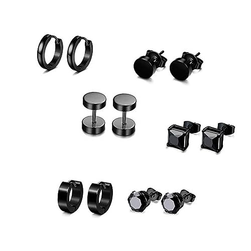 Homoyoyo 1Par Pendientes De Circonita Redonda Para Mujer De Elegantes y Ecológicos Perfectos Para Ocasión