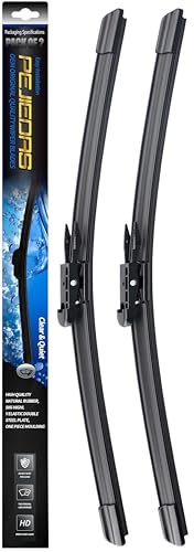 Image of 2 x OEM Quality Wiper Blades for Volvo XC90 2005-2015 /S60 2005-2009,Ford Explorer 2021-2024 OE Genuine Style (24 inch + 22 inch Front Wiper Blades)