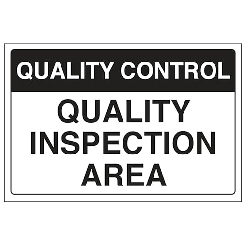 Panneau de sécurité en plastique rigide phosphorescent 400x300mm pour zone d inspection de qualité