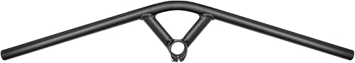 Manillar de bicicleta de grava aluminio ángulo romo Touring bicicleta delantera carretilla elevadora manillar para bicicleta de turismo negro