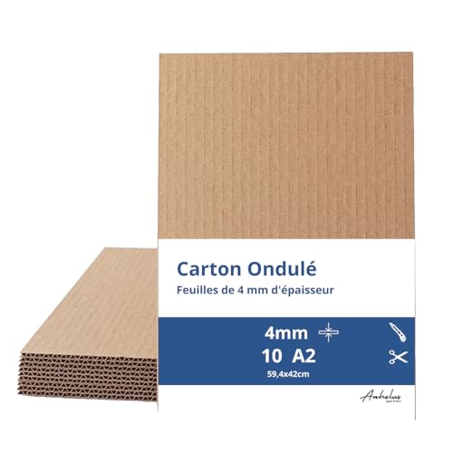 Feuilles de cartonné pour l'artisanat A2 résistant aux chocs grâce à l'épaisseur 4mm
