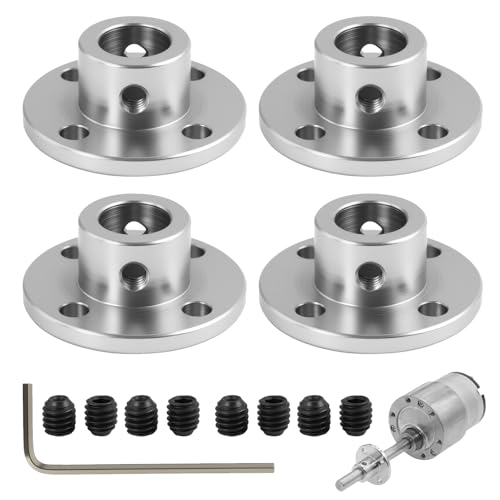 4 Conectores De Acoplamiento De Brida De 10 Mm, Brida Acoplamiento Motor Guía, Accesorios De Acoplador De Eje Para Motores Rc Diy, Material De Hierro Galvanizado, Conector De Motor De Guía Modelo