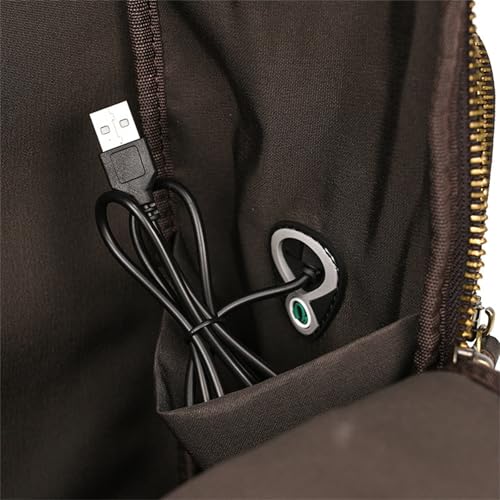 Mens Backpack Retro Cowhide Backpack Men's Large Casual Business Travel Bag for Camping Outdoor Sport,Dark Brown-44x32x25cm3