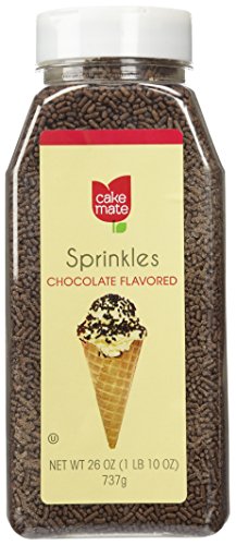 Cake Mate Sprinkles Chocolate Flavored 26 Oz