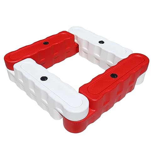 Piste de barrière de kart remplie d'eau blanche 1000x120x180mm