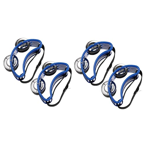 Vaguelly 4 Pçs Pedal Sino Criança Instrumentos Musicais Para Bebês Percussão Pé Agitador Musical Pan