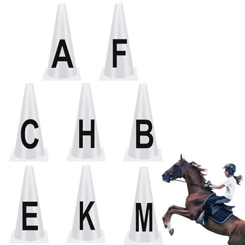 Marqueurs de dressage avec lettres pour réussir vos tracés et figures