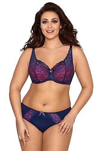 Sujetador Push-Up Axam V-9411 con encaje floral sensual para realzar el escote femenino 5
