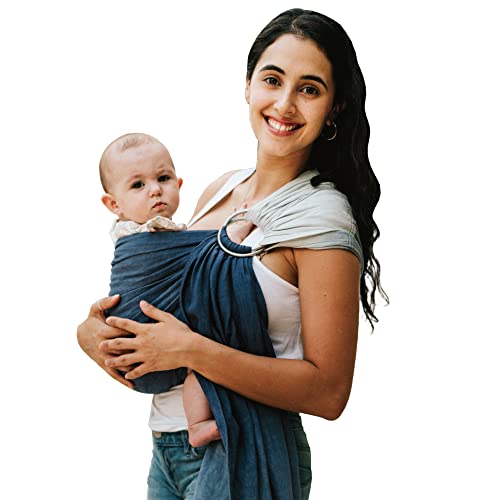 Image of Nalakai Luxury Ring Sling Baby Carrier, Soft Linen Blend Baby Sling, Baby Wrap, Wear Your Little One Close to Your Heart, Comfort, Style