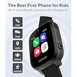 JrTrack 4 Kids Smart Watch by Cosmo | Phone Watch & GPS Tracker | Enhanced Parental Controls | Call, Text, Activity, School Lock | Spotify Music | SIM Card Included | SOS & Safety Alerts | (Black) - Image 2