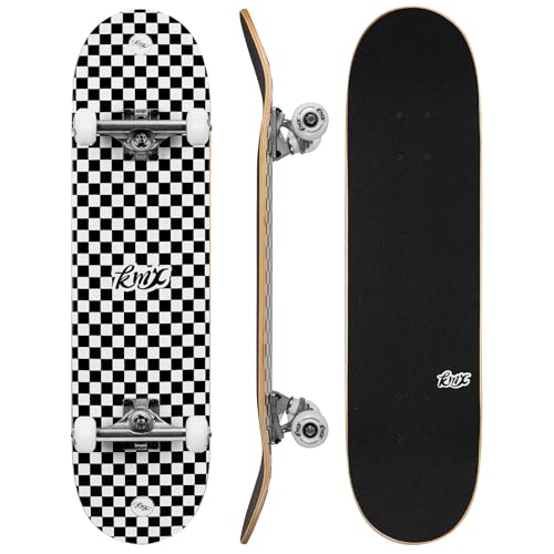 ARROW BOARD Standard-Skateboards für Kinder, Anfänger, Jungen, 31 x 8 Zoll, kanadisches Ahornholz, Double Kick Concave-Deck | Profi Achsen | Skateboard für Cruising und Tricks(Klassisch)