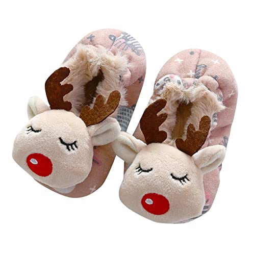 Toddler Winter Cute Cartoon Shoes Boys Girls First Walking Shoes Floor Socks Shoes Non Slip Shoes Baby Sock Shoes