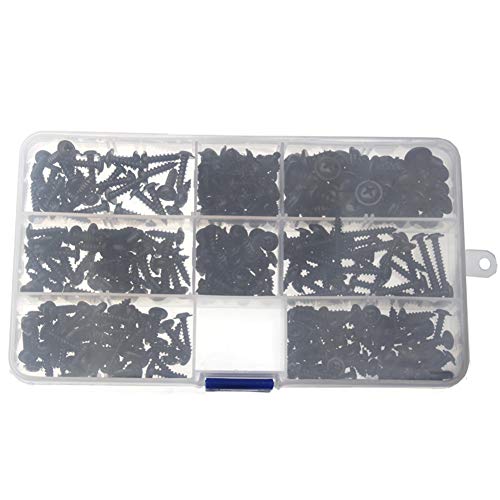 Kit de tornillos autorroscantes Phillips para madera, 340 piezas miniatura 2