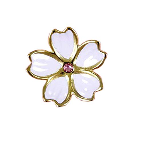 タックピン・ラペルピン・ブローチ 黄銅製・上質鍍金 桜・さくら