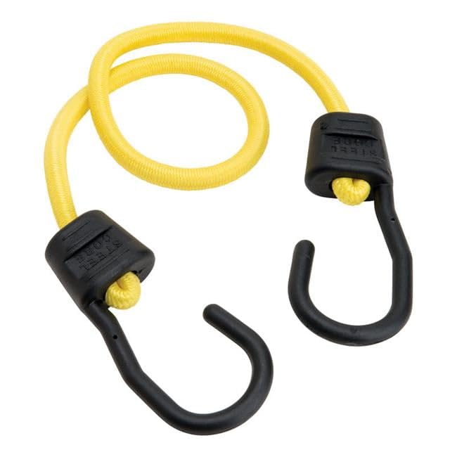 Keeper Ultra Yellow Bungee Cord 24 in. L x 0.374 in. 1 pk - Case of: 10; Each Pack Qty: 110