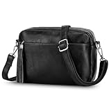 🔘Bolso Bandolera con Borlas - Este bolso bandolera es una buena combinación de estilo y funcionalidad. Elige entre colores clásicos como negro y marrón, con decoración de borlas, la correa ajustable lo hace cómodo de llevar durante períodos prolongados. El bolso pequeño es ideal para ser usado a diario, como bolso de trabajo pequeño, bolso de compras, bolso de senderismo, bolso de escalada, bolso de camping o bolso de viaje, manteniendo tus manos libres y tus artículos esenciales seguros.