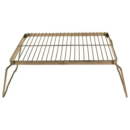 STABILOTHERM Faltbarer BBQ Outdoor-Grill 23x34 cm - Camping-Grill mit Tragetasche - Ideal für Outdoor, Camping, Wandern & Picknick - Gusseisen, Holzkohle, Klappbar, Robust, Vielseitig
