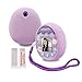 LeoTube Silicone Shell Cover, Lanyard and Screen Protector Film for Tamagotchi Pix Interactive Pet Machine with Camera, Compatible New Tamagotchi Pix Electronic Pet Accessory (Purple)