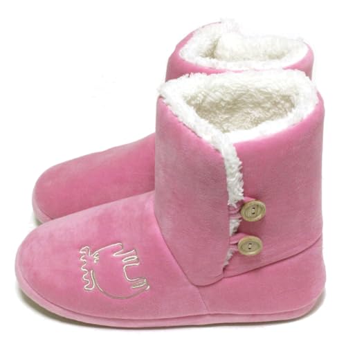 [モズ] ルームシューズ エルクボア 2023AW sweden スウェーデン 洗える あったか もこもこ (ピンク, M)のサムネイル