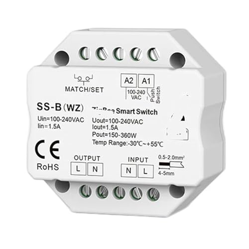 Interrupteur variateur LED AC100-240V pour créer l'ambiance lumineuse du salon ou de la chambre