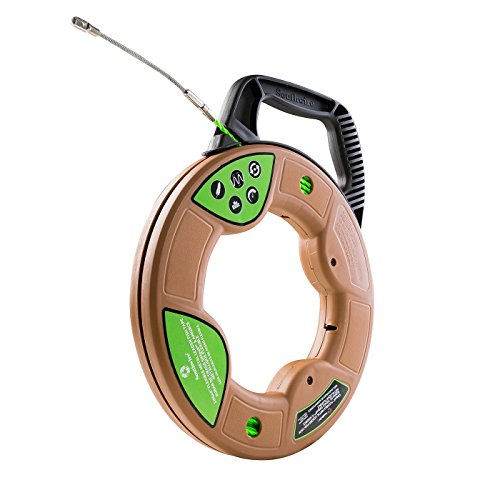 Southwire - 59896940 Tools & Equipment Ftsp45-125Fml Simpull Fish Tape 4.5Mm 125-Feet Flexible Metal Leader, Large Case #TOP1