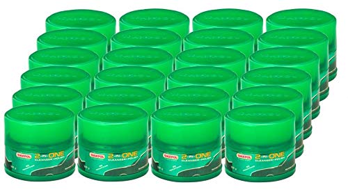 Image of Waxpol 2-in-1 Car Cream Polish & Paint Cleaner 2.4Kg (100g Set of 24) with Appliactor Sponge | Water Repellent Hydrophobic Gloss Finish Restores High Gloss Shine for Car, Bike & Scooters