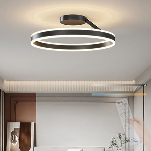 Plafonnier LED dimmable à télécommande pour ajuster l'ambiance du salon