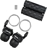 Wocaixy Revoshift - Coppia di manopole girevoli per MTB, 3 x 7, 3 x 6 marce